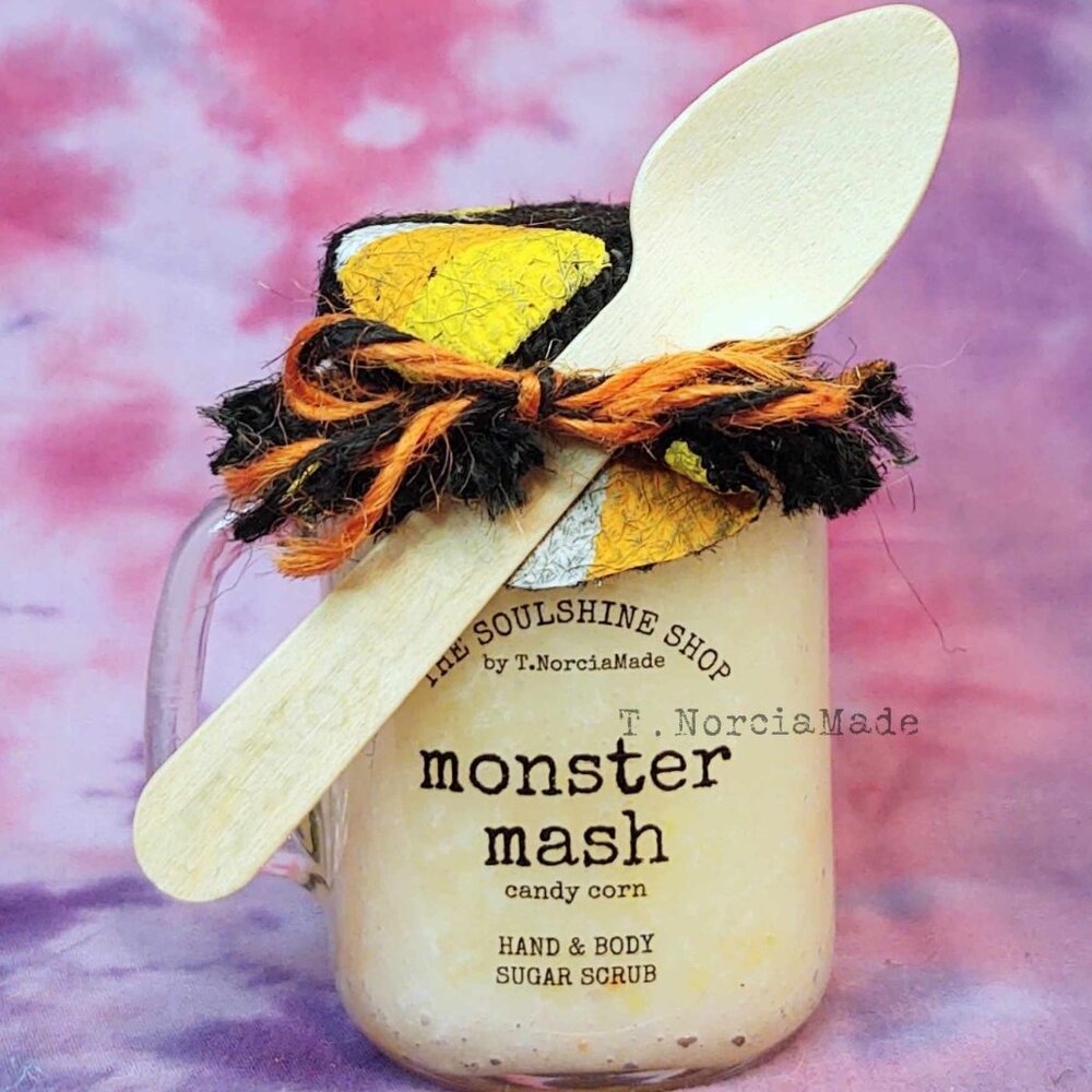 Monster Mash Hand & Body Sugar Scrub: Candy Corn - Picture 1 of 1